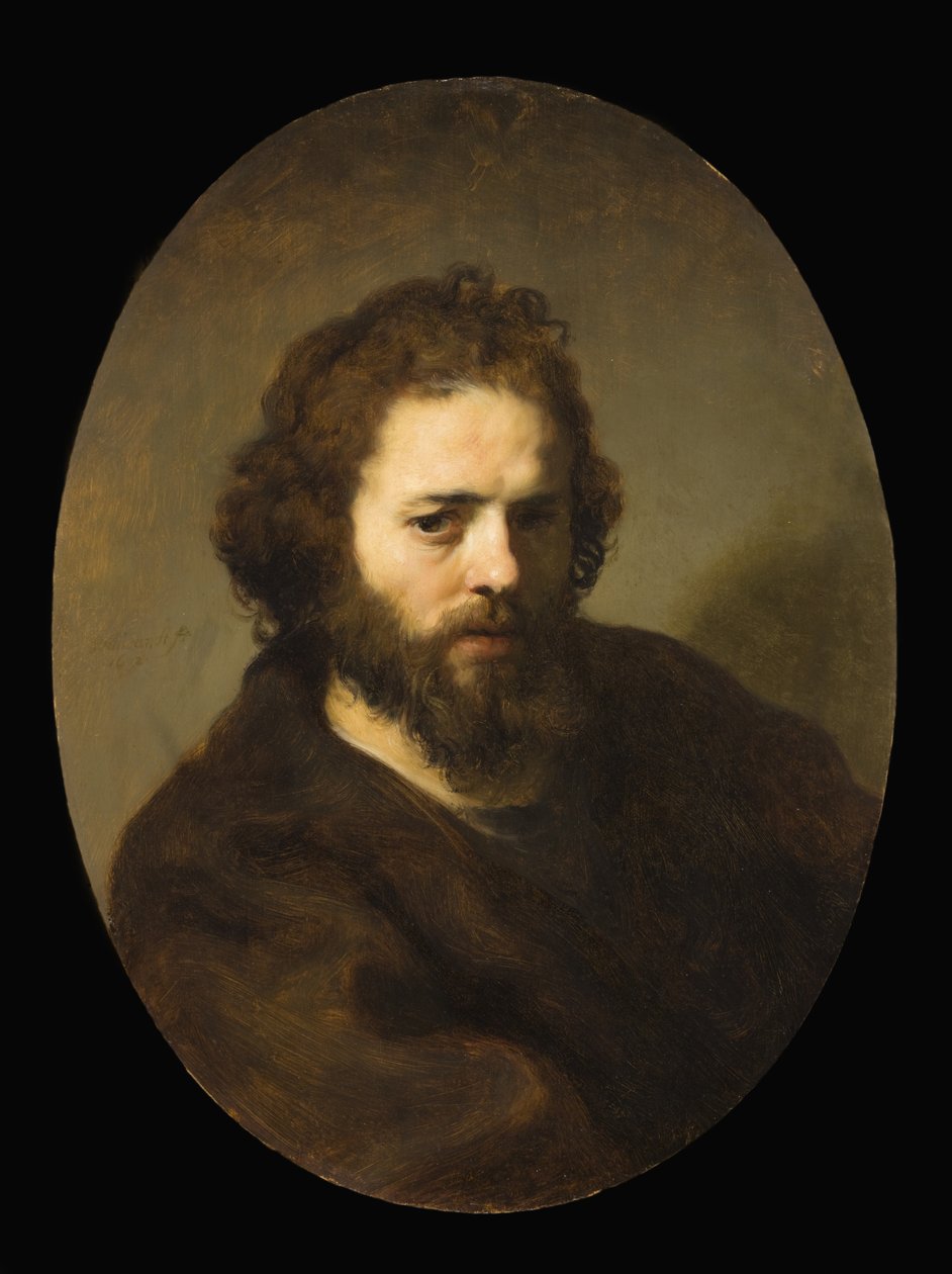 Portret brodatego mężczyzny autorstwa Govaert Flinck