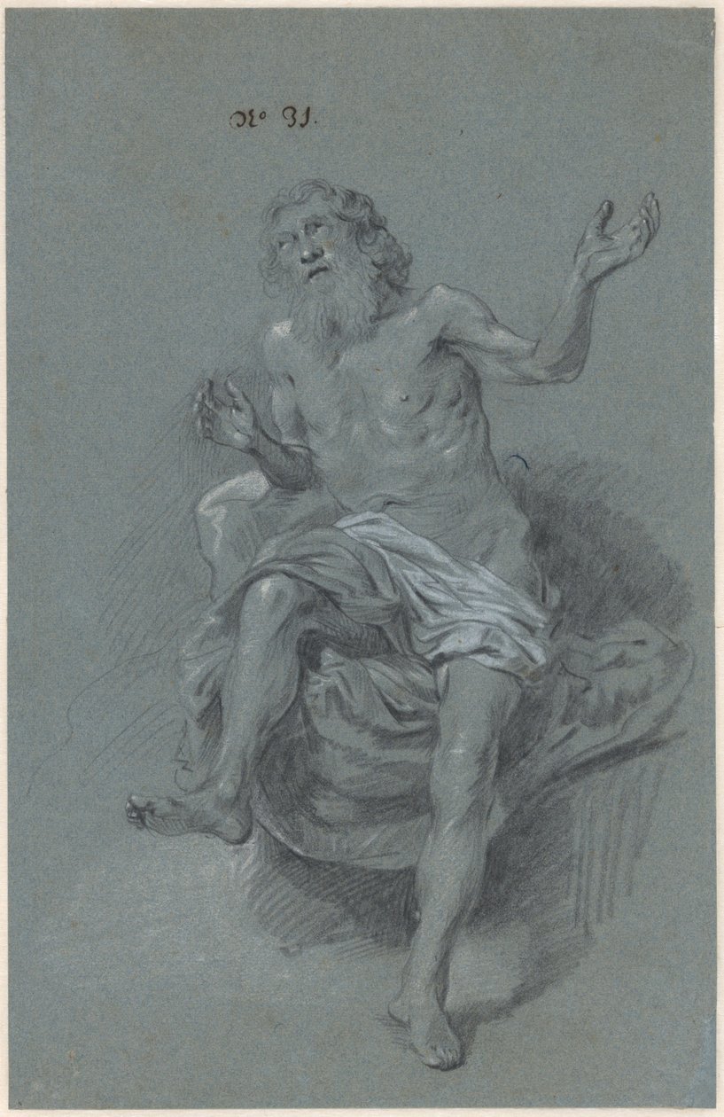 Siedzący staruszek autorstwa Govert Flinck (attributed to)