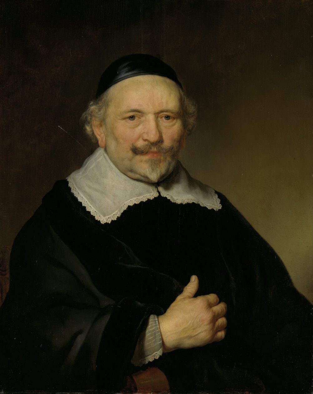 Portret mężczyzny, przypuszczalnie Augustijn Wtenbogaert (1577-1655) autorstwa Govert Flinck