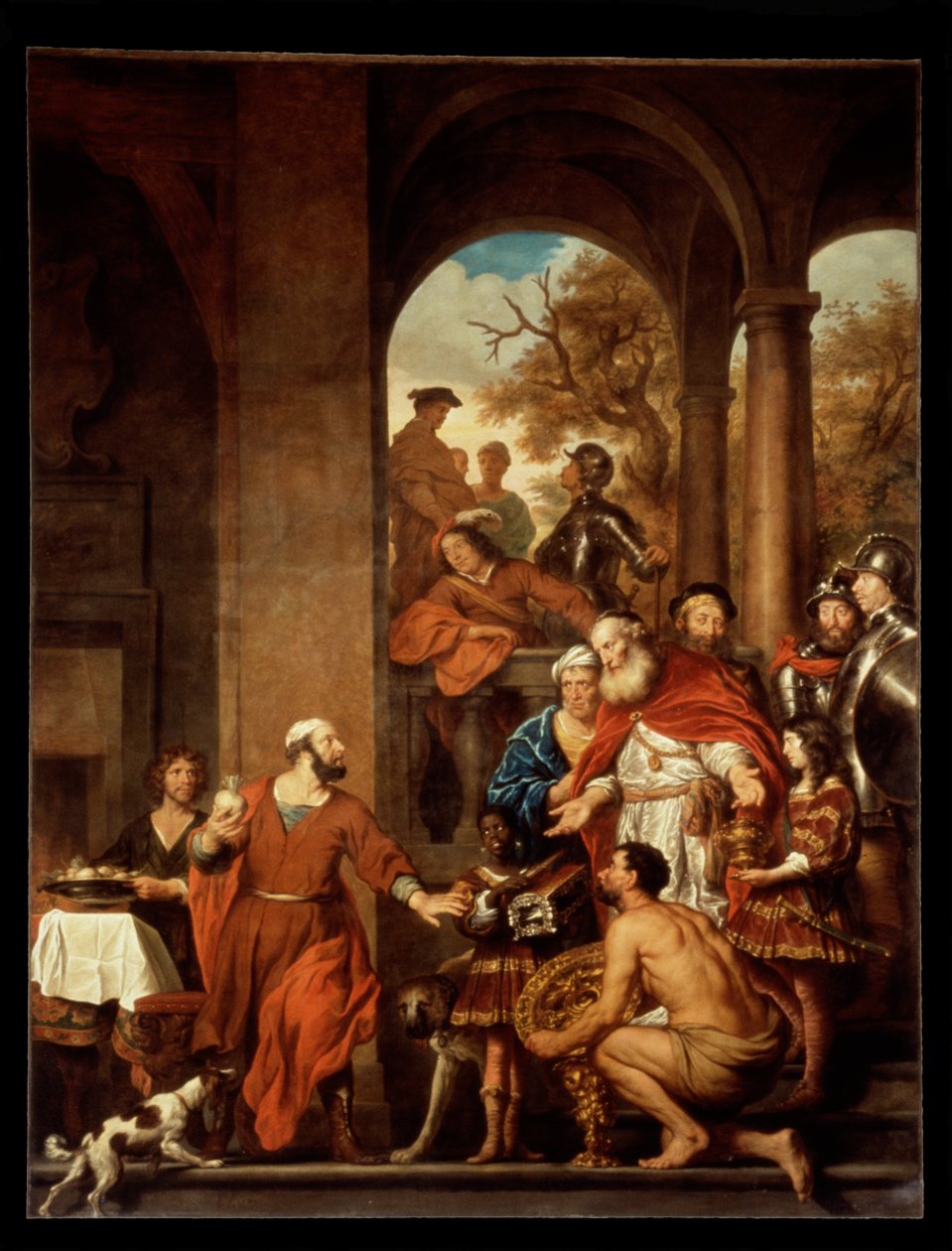 Nieprzekupny konsul Marcus Curius Dentatus autorstwa Govert Flinck