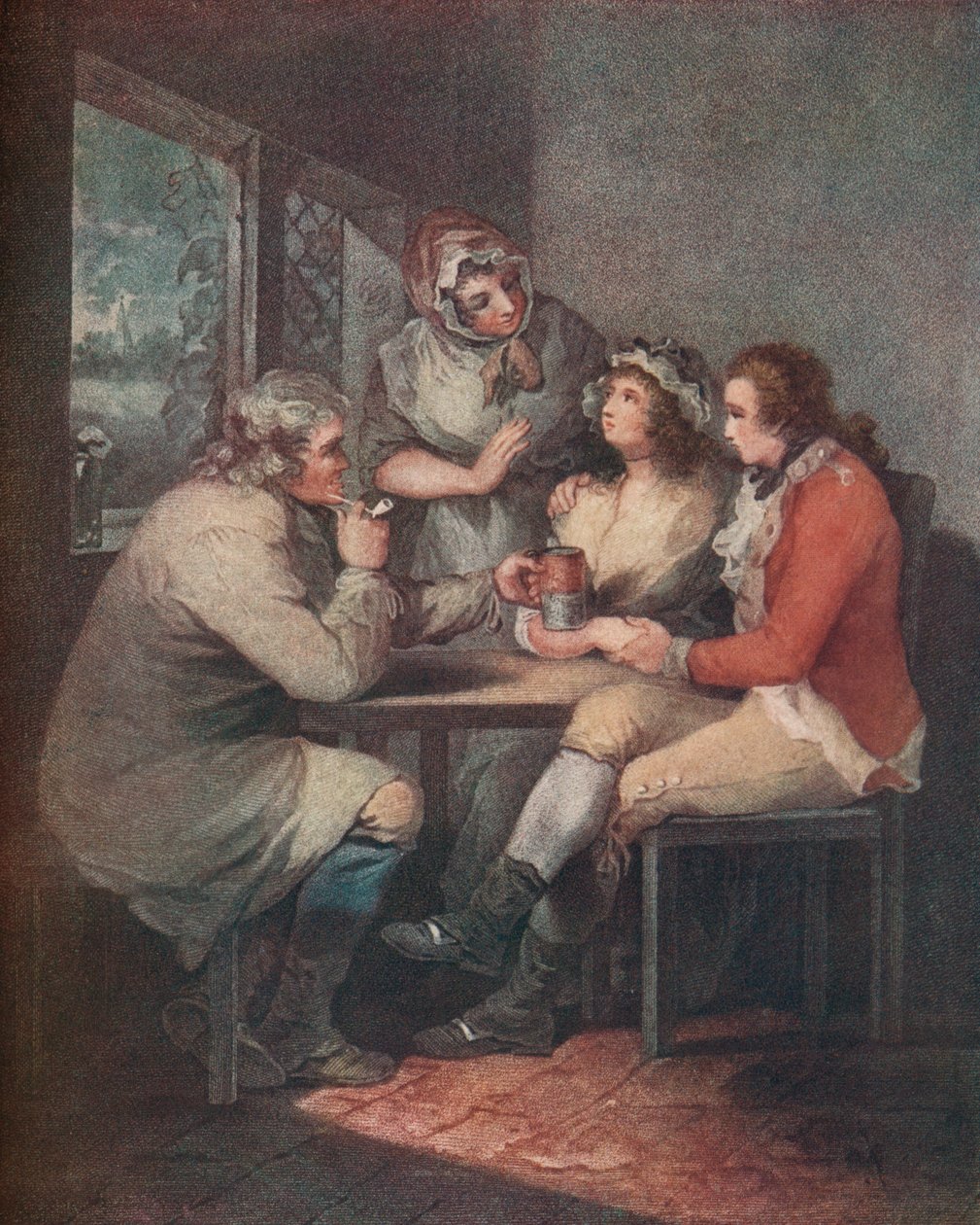 "Powrót Żołnierza", XVIII w. 1909 r autorstwa Graham