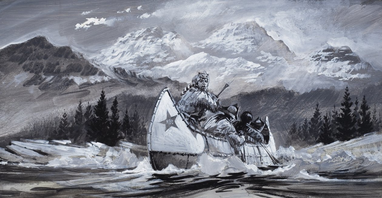 Alexander Mackenzie (1764-1820) (gwasz na papierze) autorstwa Graham Coton