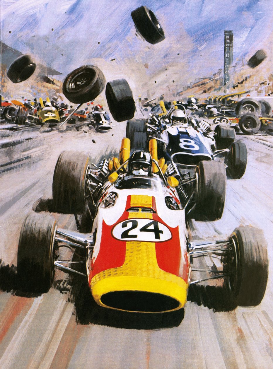 Graham Hill autorstwa Graham Coton