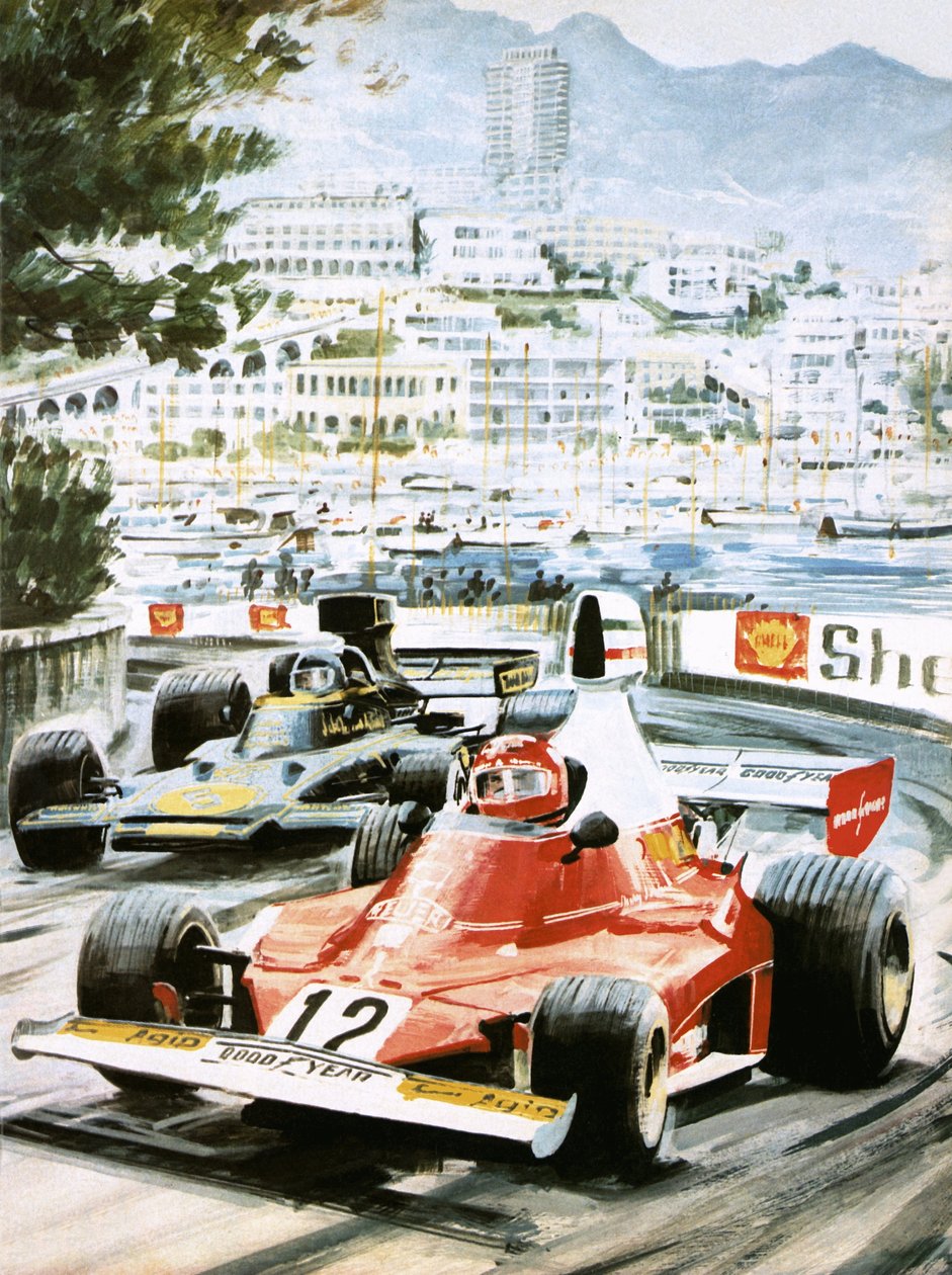 Niki Lauda autorstwa Graham Coton