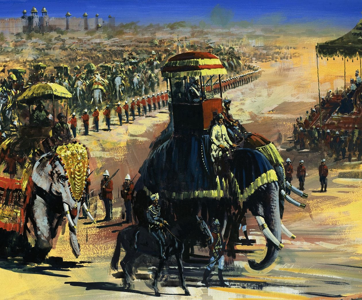 Ostatni Wielki Durbar w czerwcu 1911 r. autorstwa Graham Coton