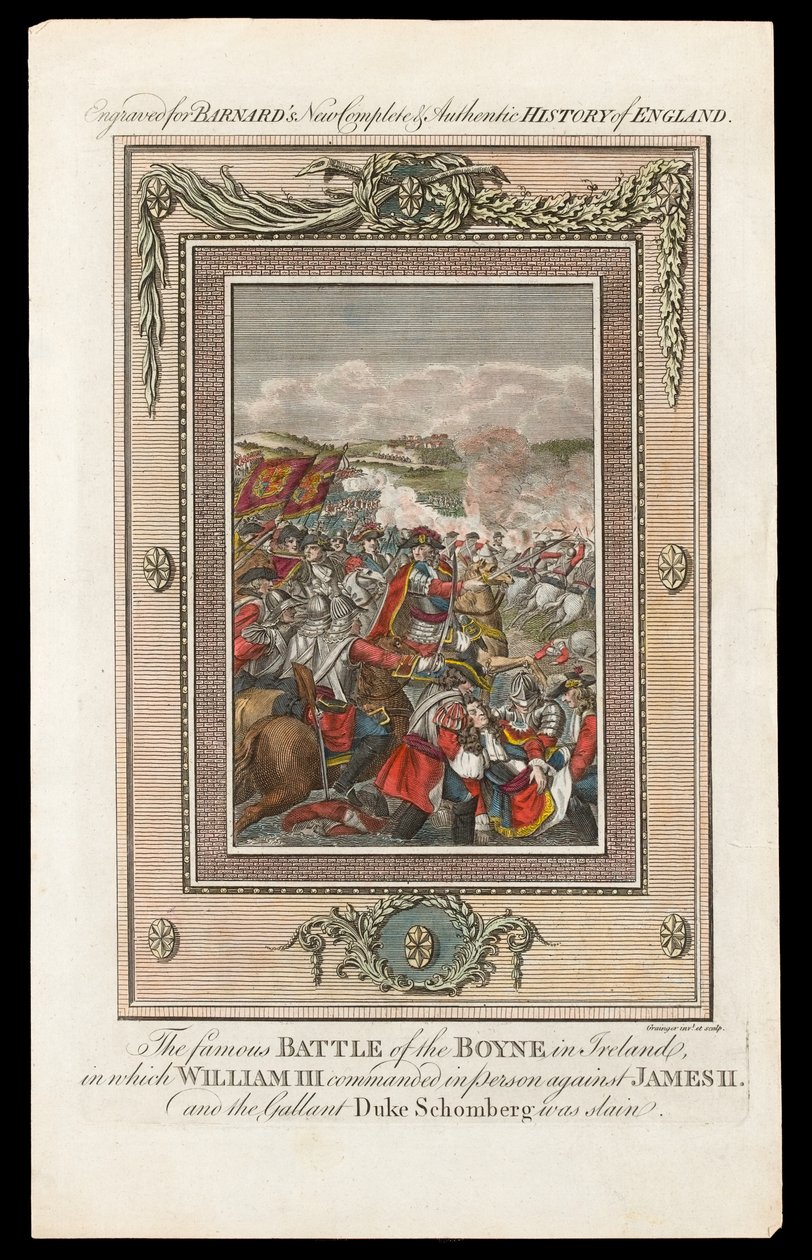 ?Słynna bitwa pod Boyne w Irlandii, 1690? autorstwa Grainger