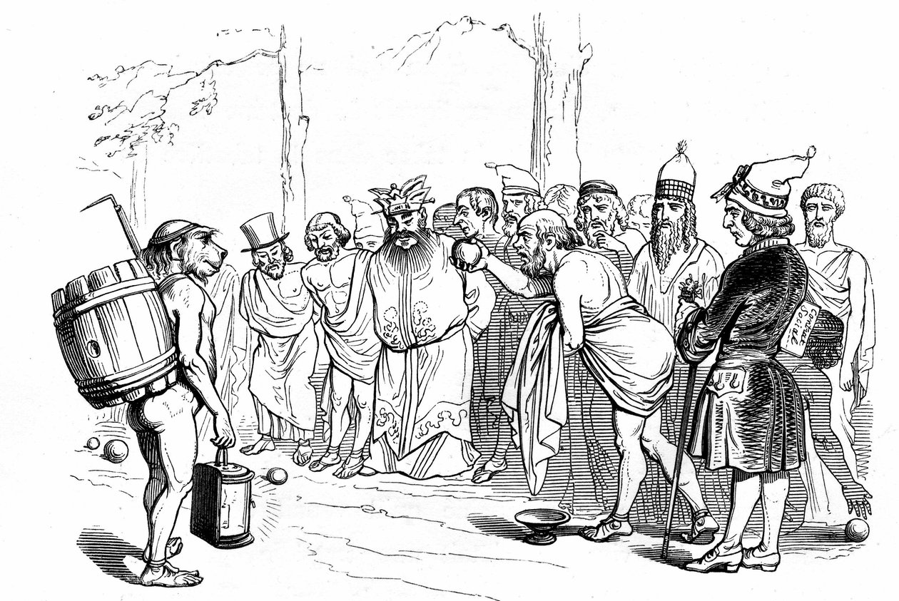 Ilustracja do powieści "Un Autre Monde" autorstwa Henriego Fourniera autorstwa Grandville (1803 47)