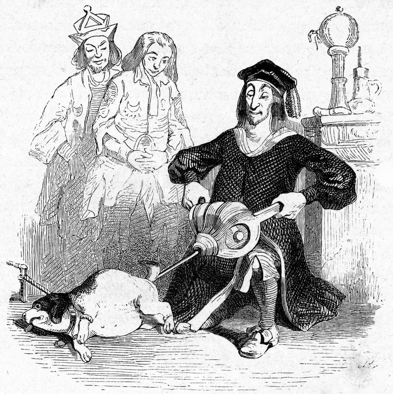 Ilustracja do "Podróży Guliwera" autorstwa Jonathana Swifta autorstwa Grandville (1803 47)