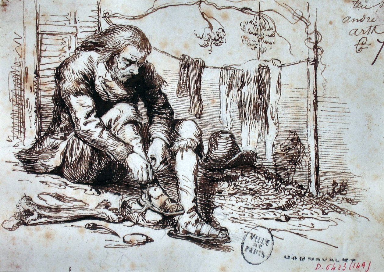 Robinson Crusoe? autorstwa Grandville