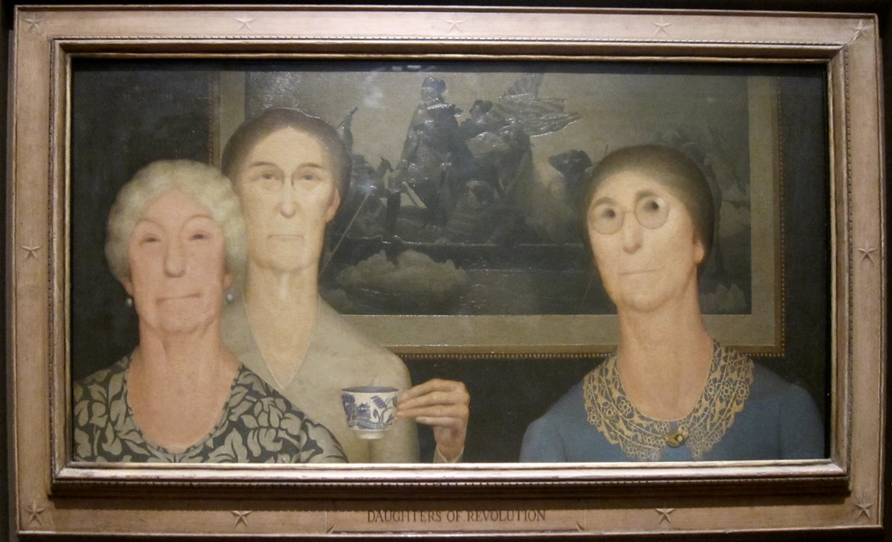 Córki Rewolucji autorstwa Grant Wood