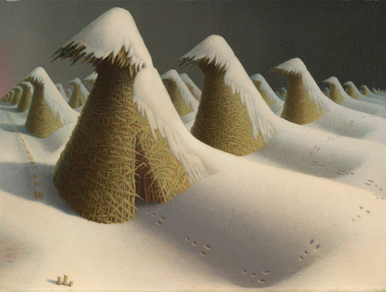 styczeń 1940-41 autorstwa Grant Wood