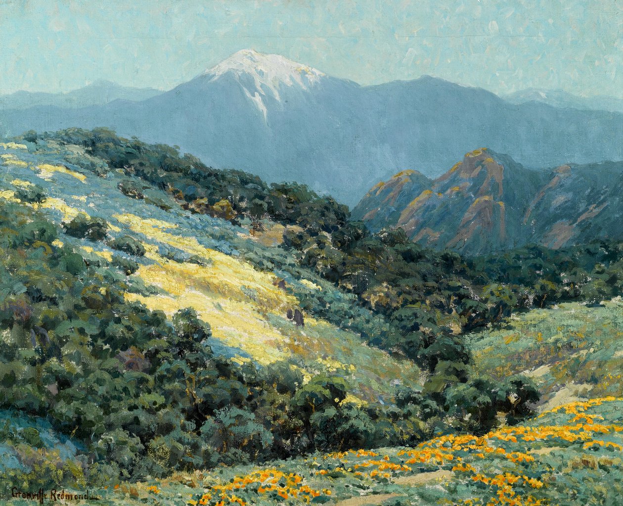 Dolina splendoru autorstwa Granville Redmond