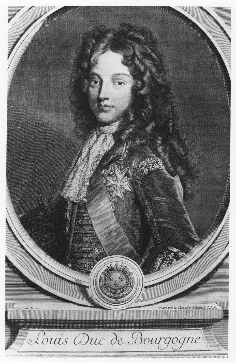 Ludwik, książę Burgundii autorstwa Gérard Edelinck
