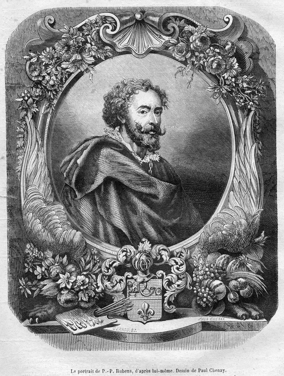 grawerowany portret autorstwa Gérard Rubens
