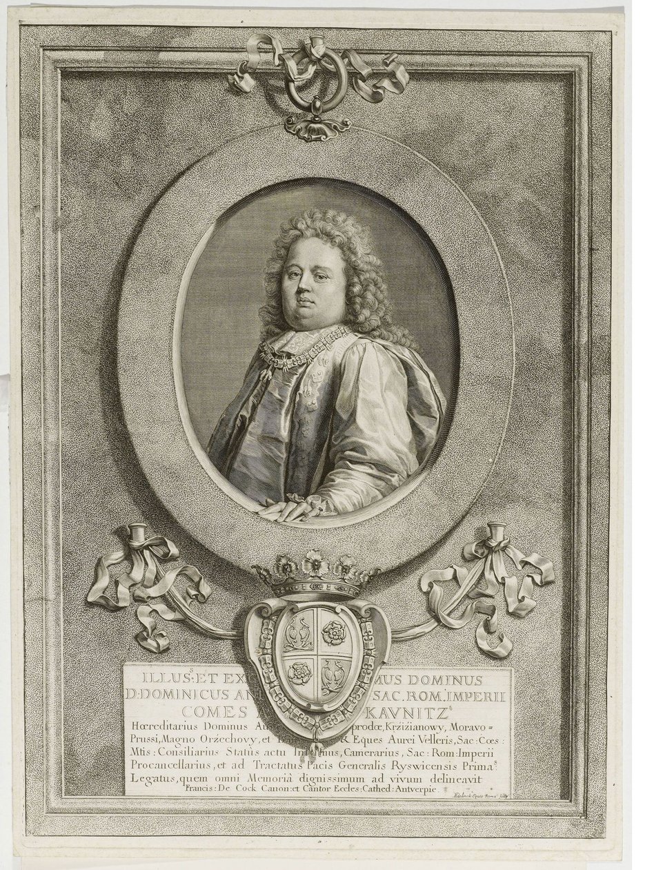 Dominicus Andreas Kaunitz autorstwa Gérard Edelinck