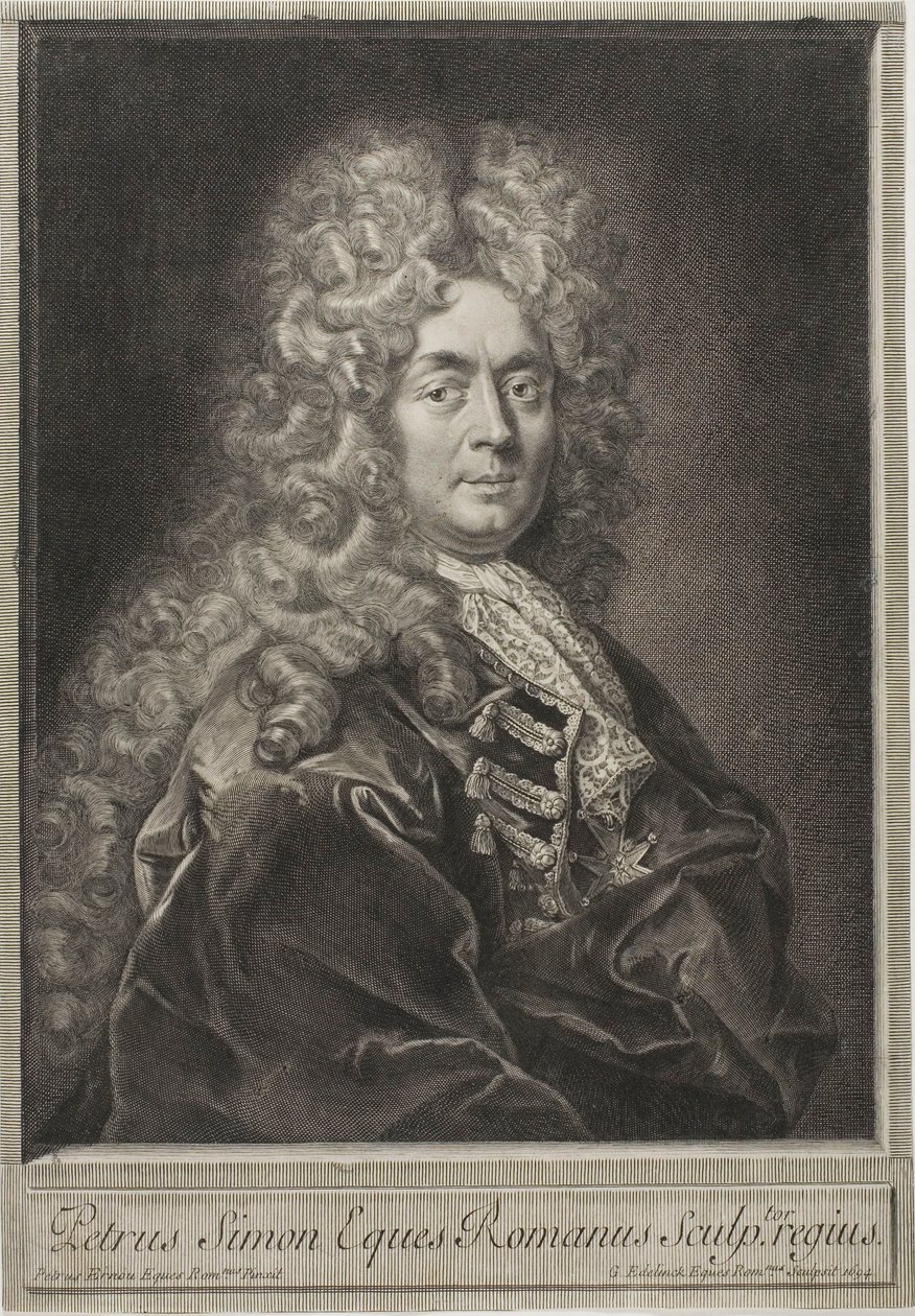 Pierre Simon, grawer autorstwa Gérard Edelinck