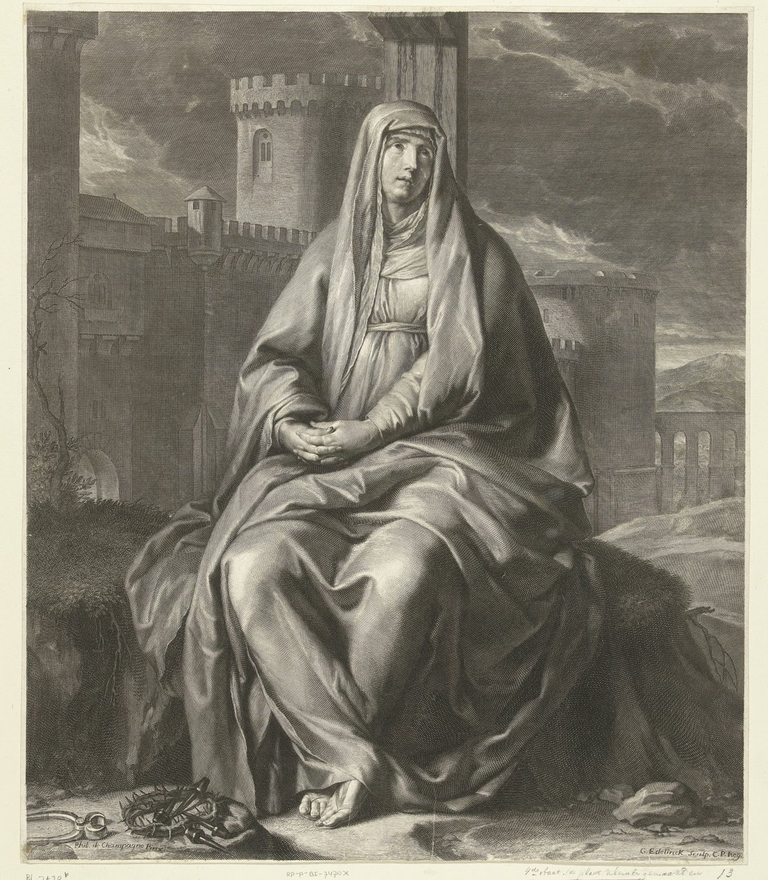 Żałoba Marii Mater Dolorosa autorstwa Gérard Edelinck