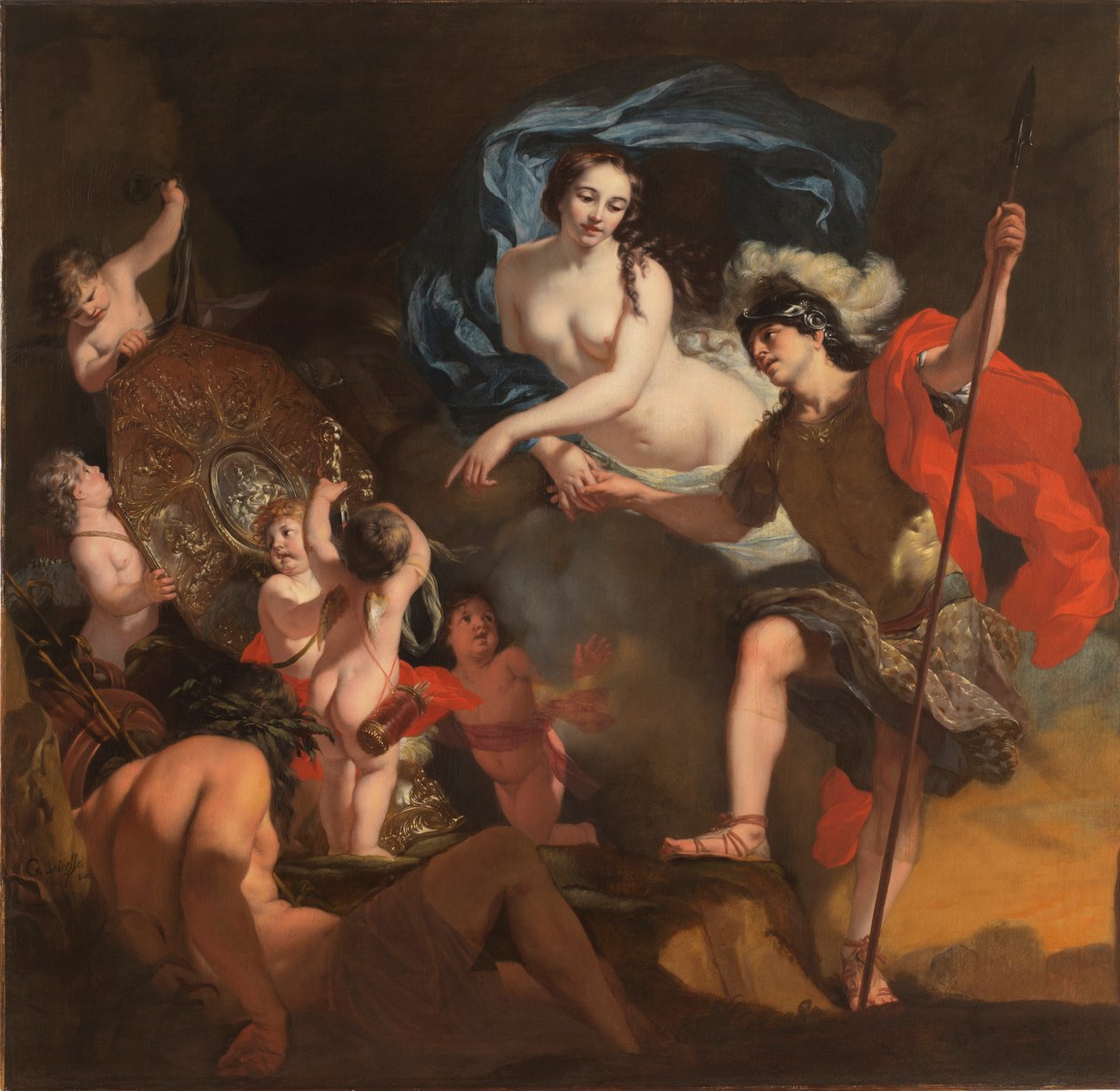 Wenus przedstawia broń Eneaszowi, 1668. autorstwa Gerard de Lairesse