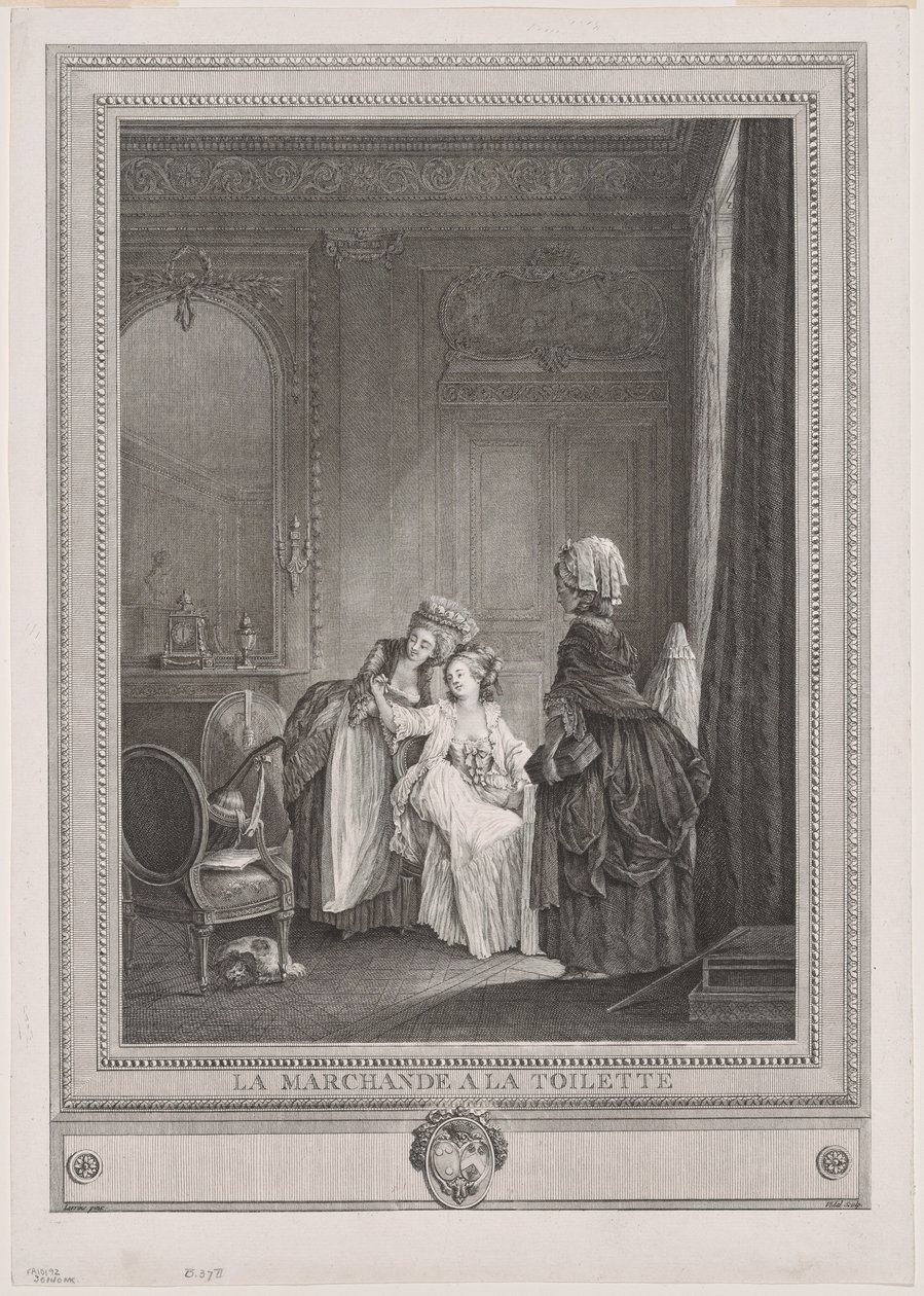 Handlarka w toalecie (La Marchande à la Toilette) autorstwa Gérard Vidal
