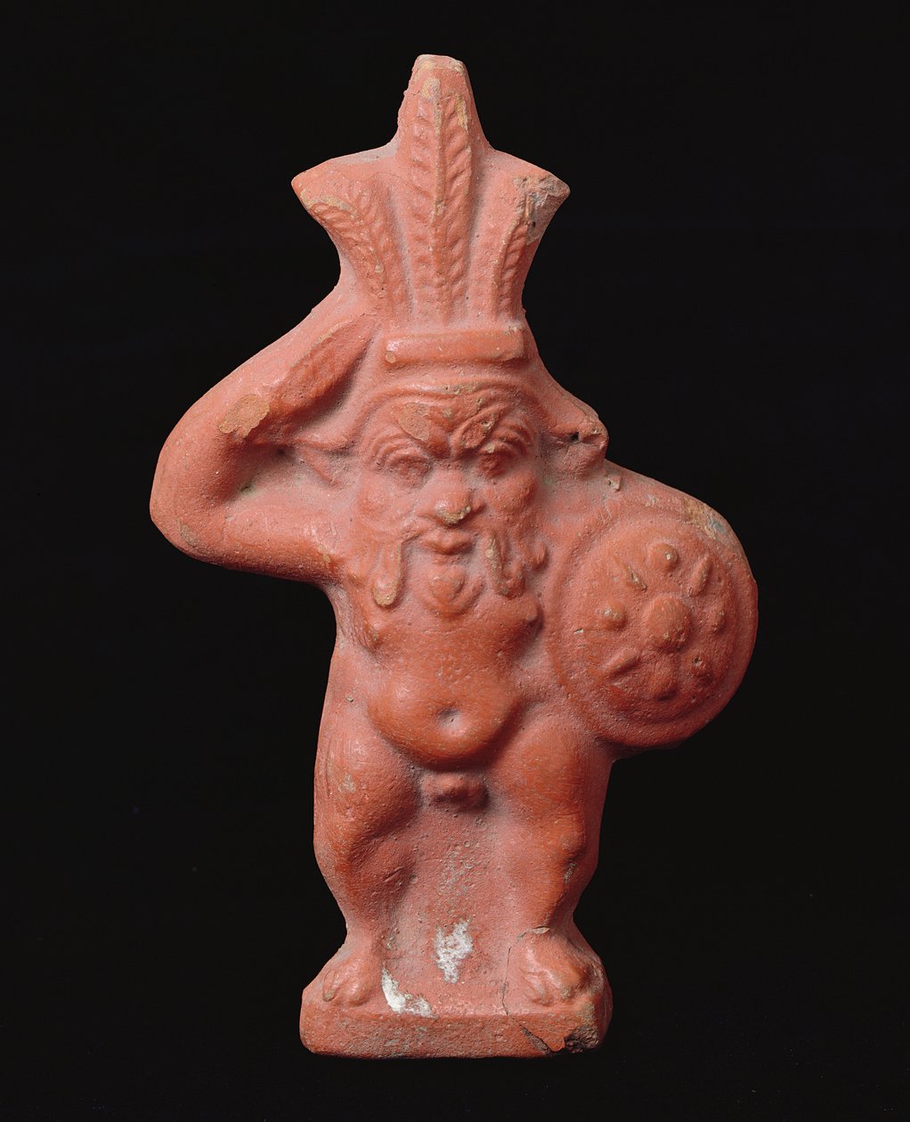 Statuetka egipskiego boga domowego Bes autorstwa Greco Roman