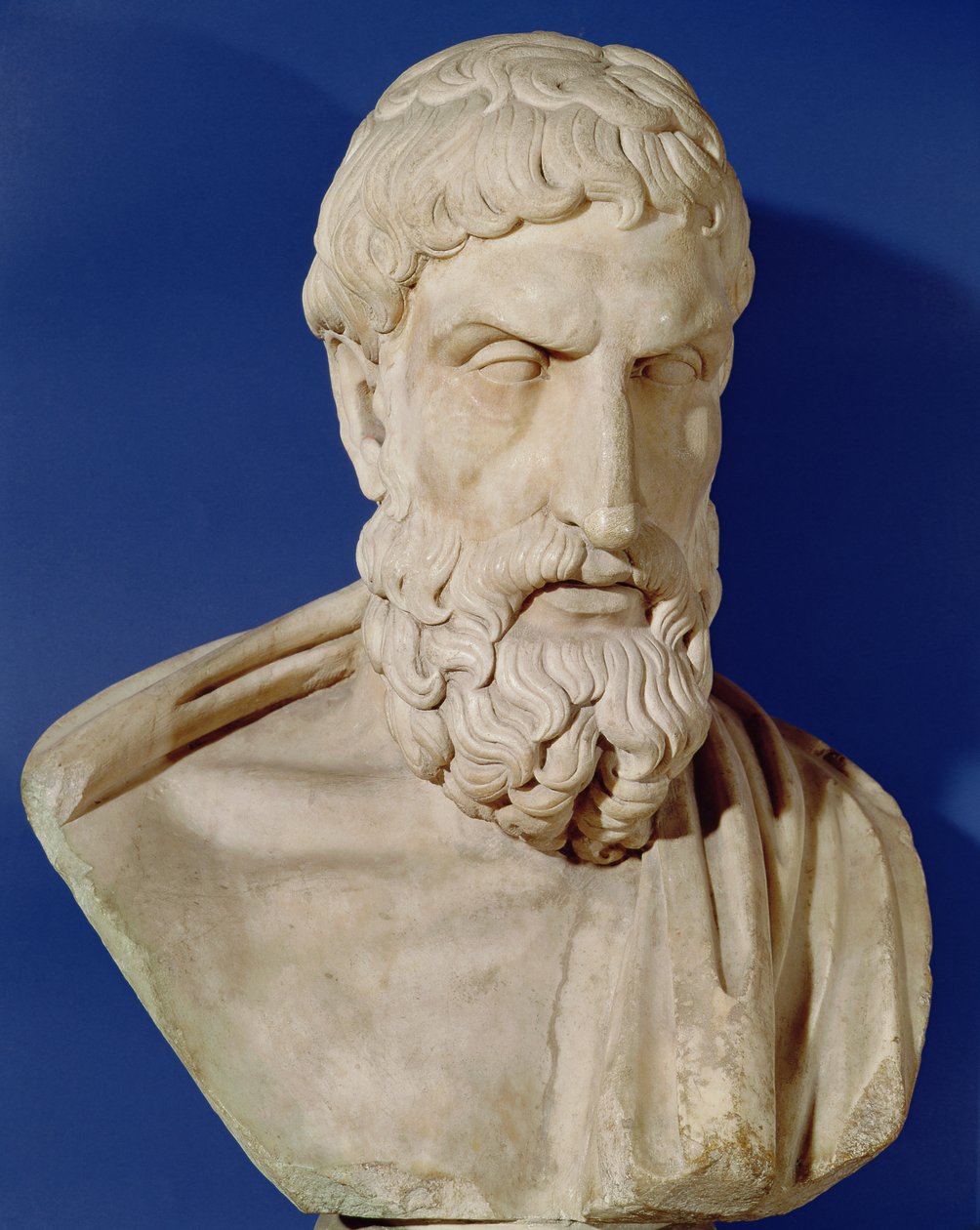 Popiersie Epikura (341-270 pne) autorstwa Greek