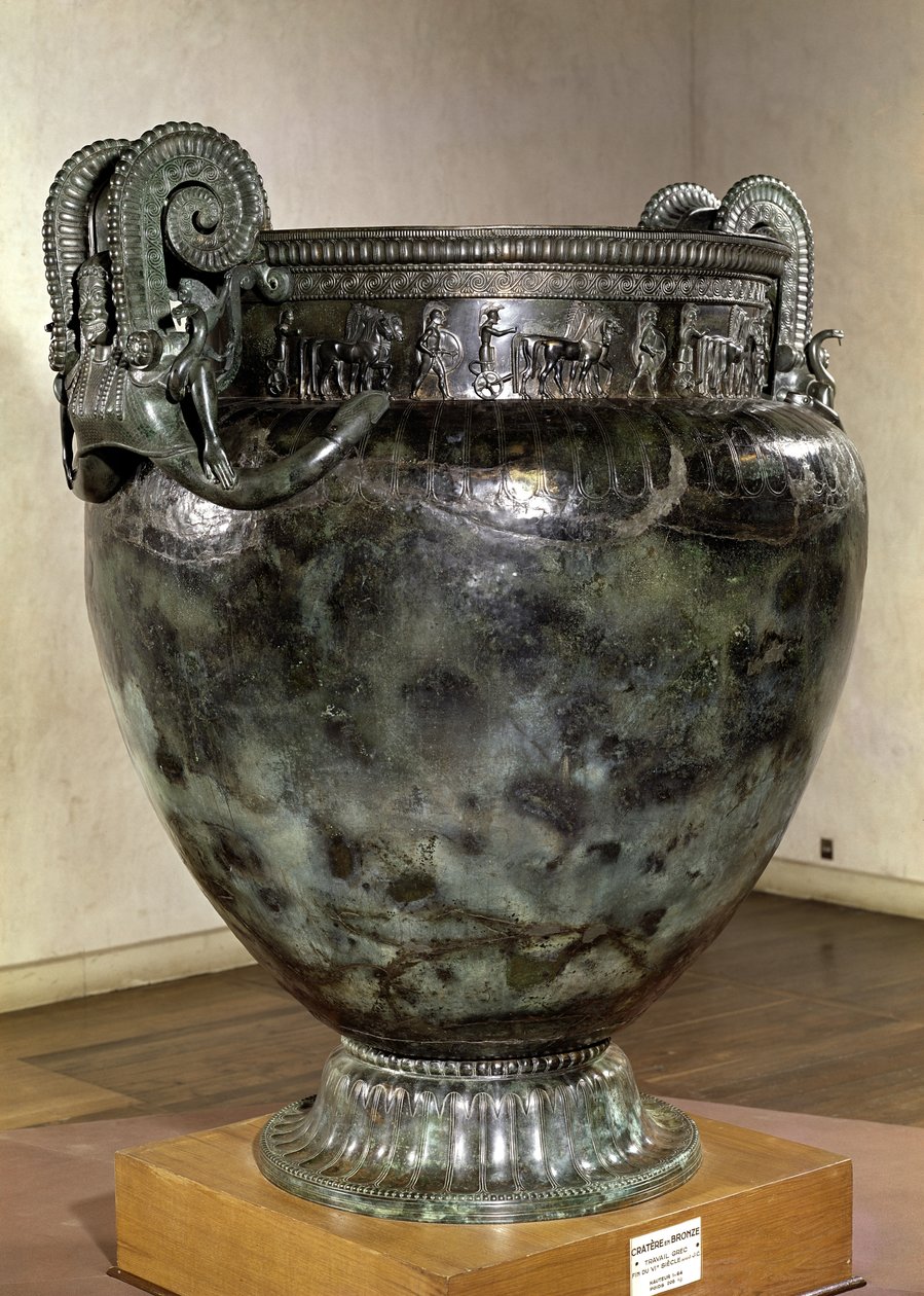 Krater, z grobowca księżnej Vix (brąz) (patrz także 173539, 40863 i 175991) autorstwa Greek