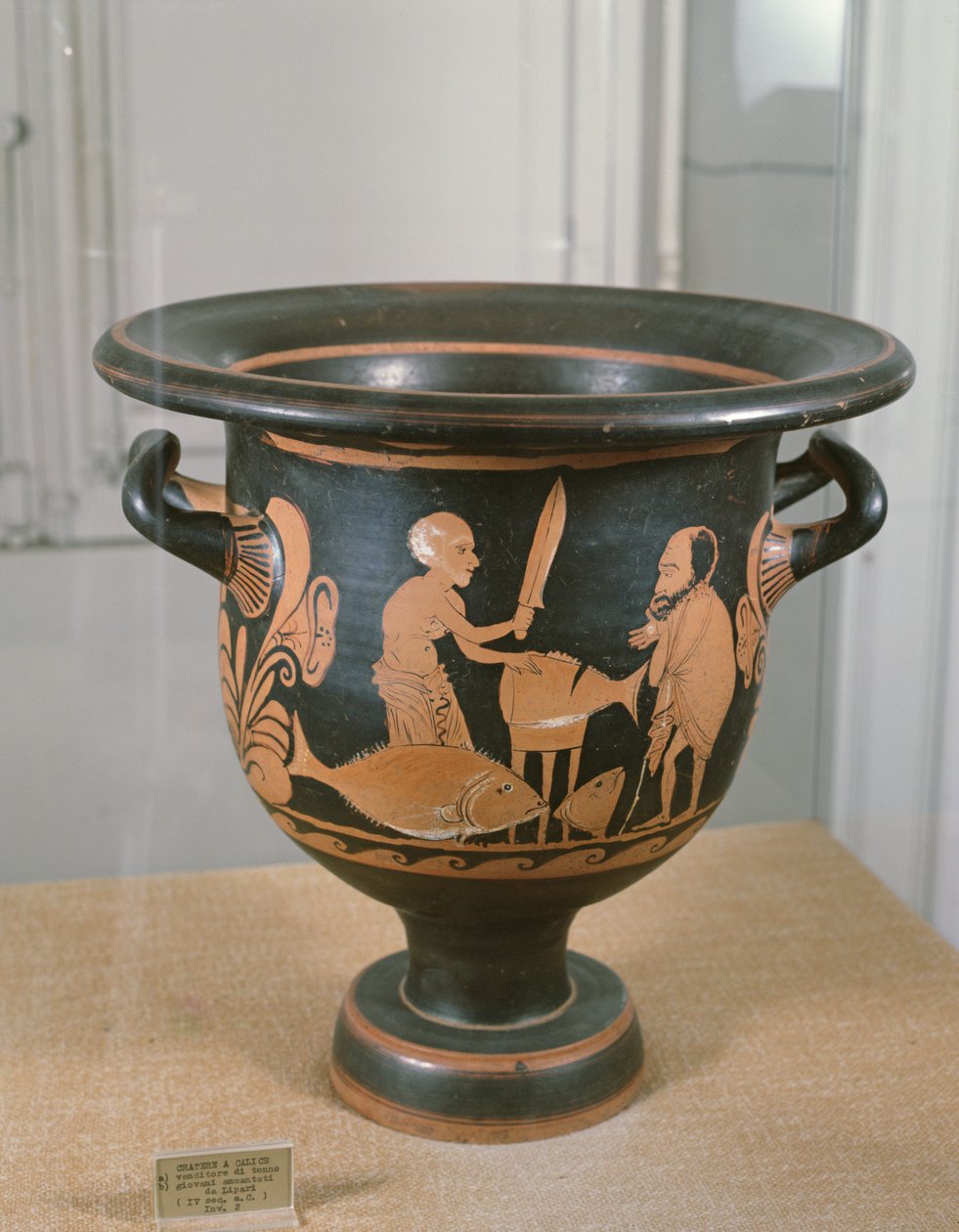 Krater czerwonofigurowy (ceramika) autorstwa Greek