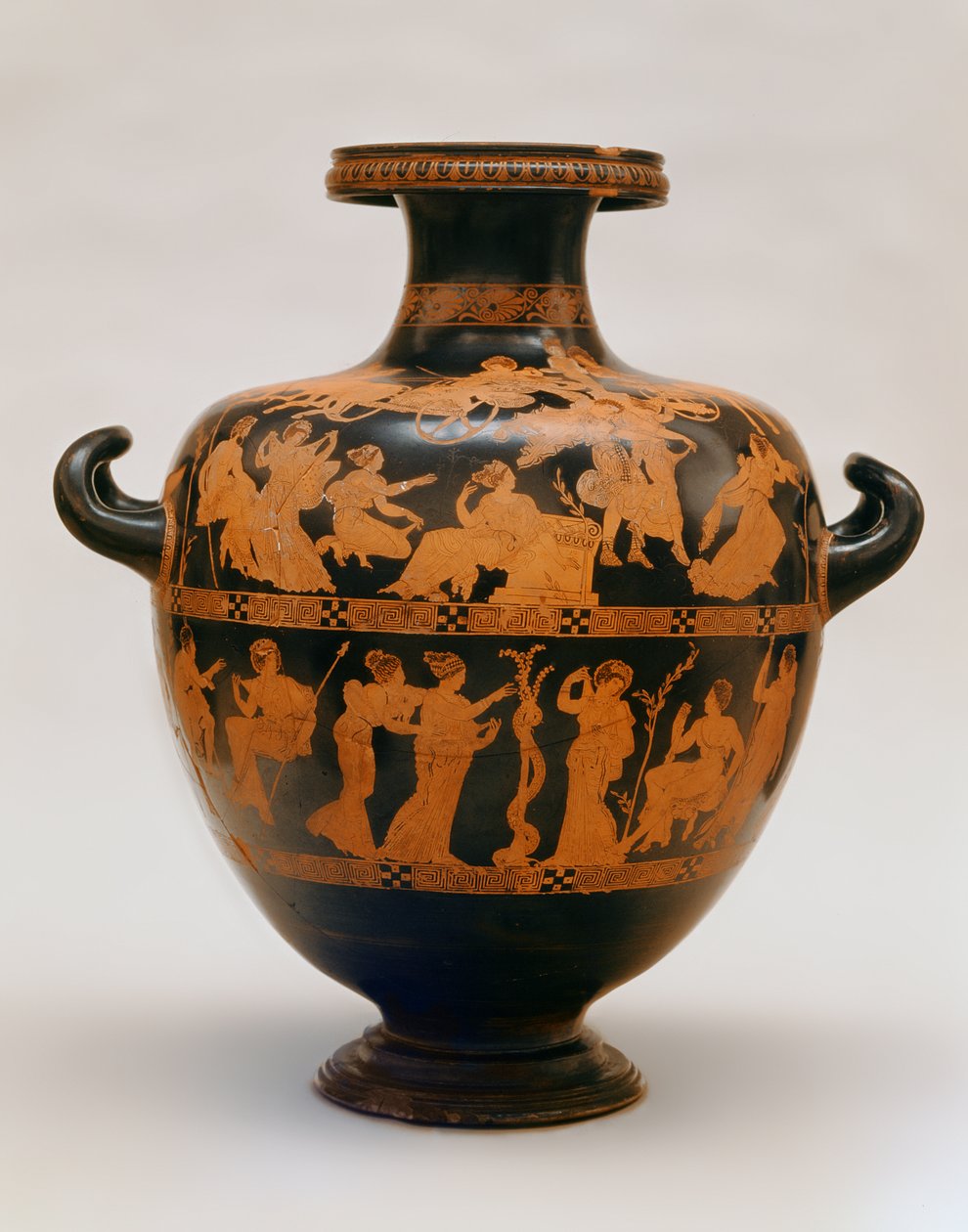 Czerwonofigurowe hydria autorstwa Medias Painter, Ateny, ok. 420-400 pne (ceramika) autorstwa Greek