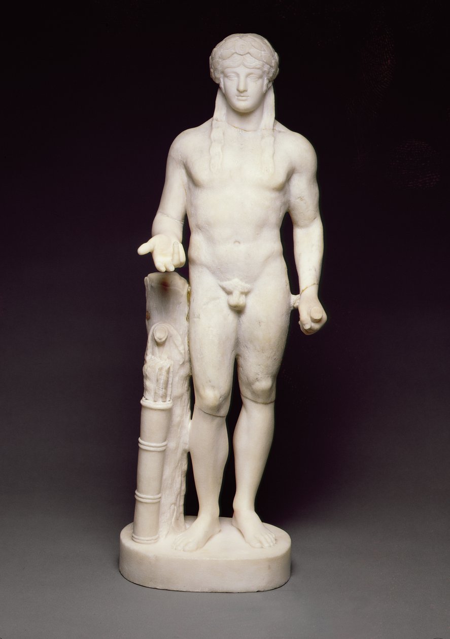 Statuetka Apolla (marmur z pentelizmu) autorstwa Greek
