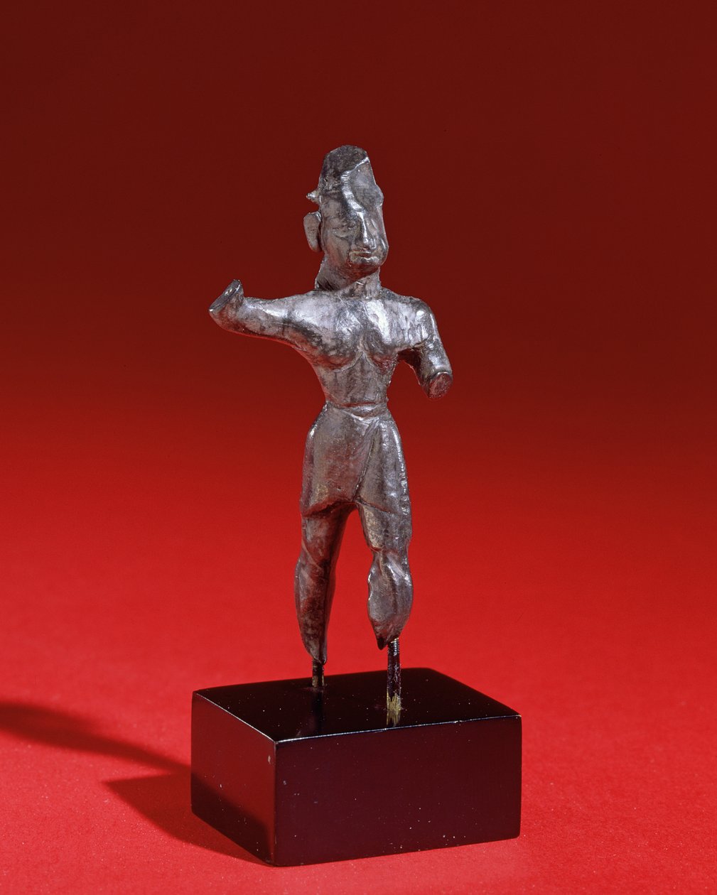 Statuetka wojownika, Grecja, prawdopodobnie ok. 1600 p.n.e. (srebro) autorstwa Greek
