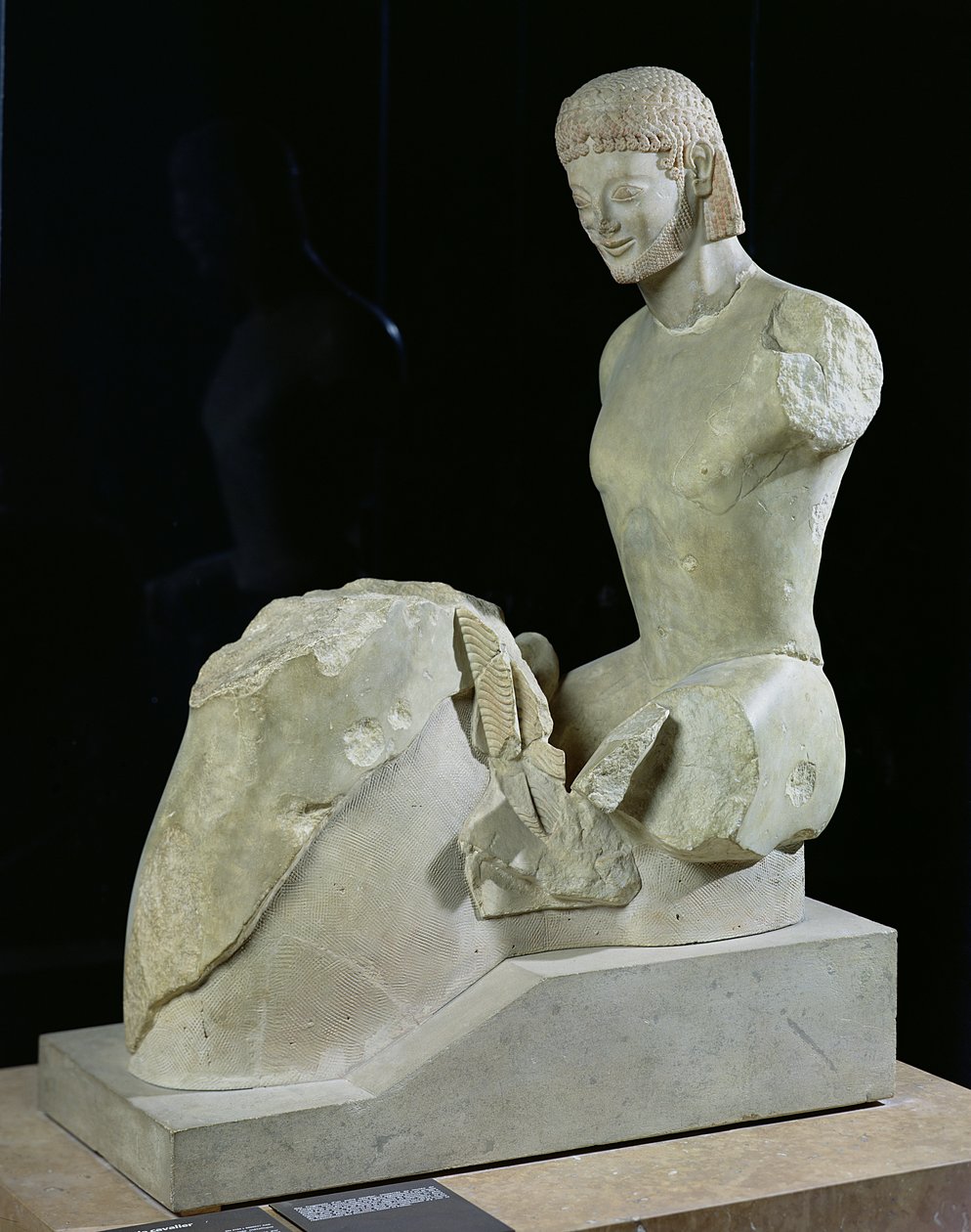 Rampin Rider, ok. 550-540 pne (marmur) autorstwa Greek