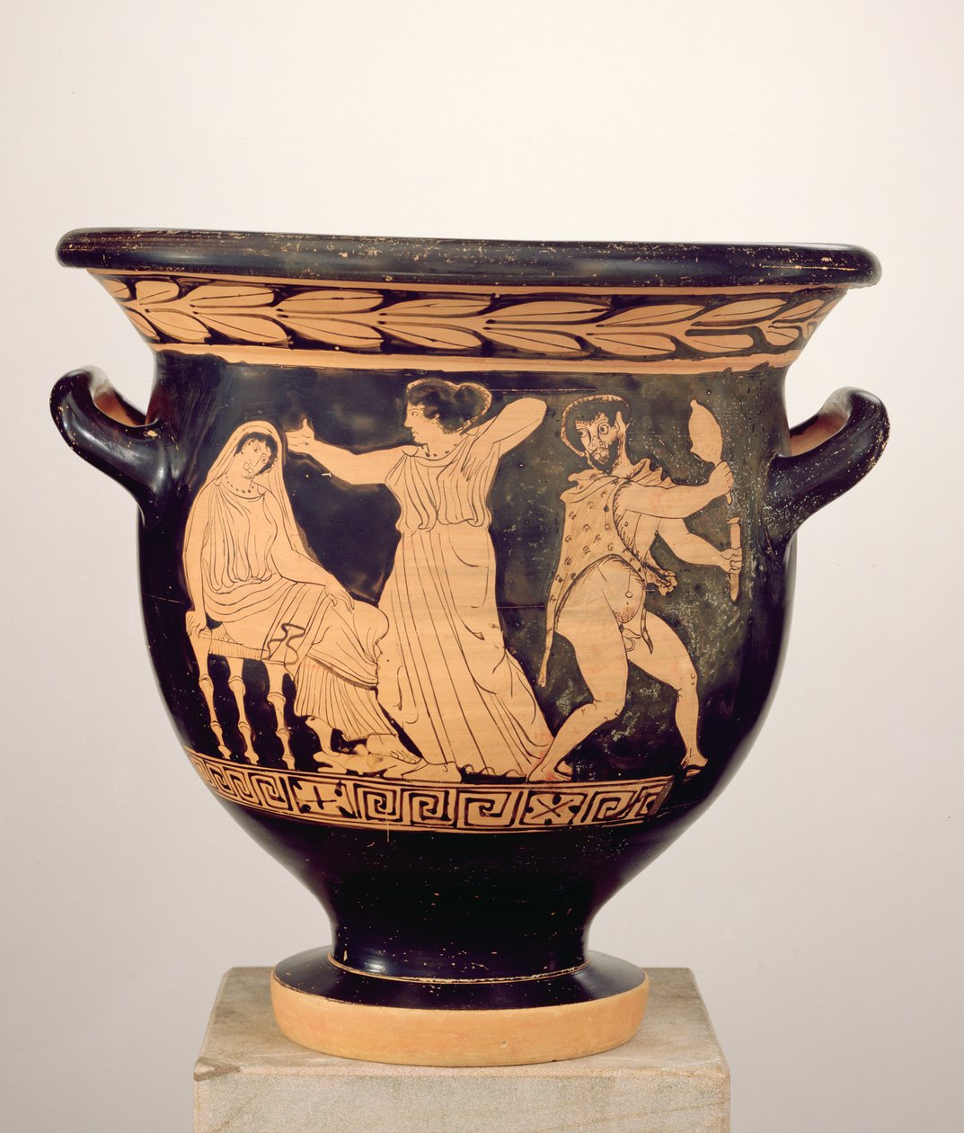 Czerwona figura Bell Krater, 400-25 pne (ceramika) autorstwa Greek School