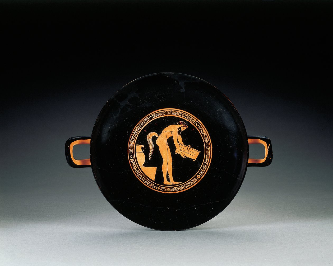 Poddasze czerwonofigurowe kylix, ok. 470 pne autorstwa Greek