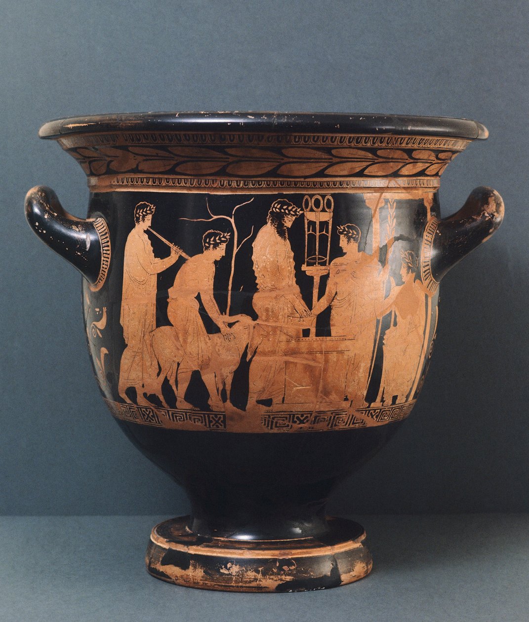 Wazon strychowy malarza Kleofona, V wiek p.n.e. (czerwona ceramika) autorstwa Greek