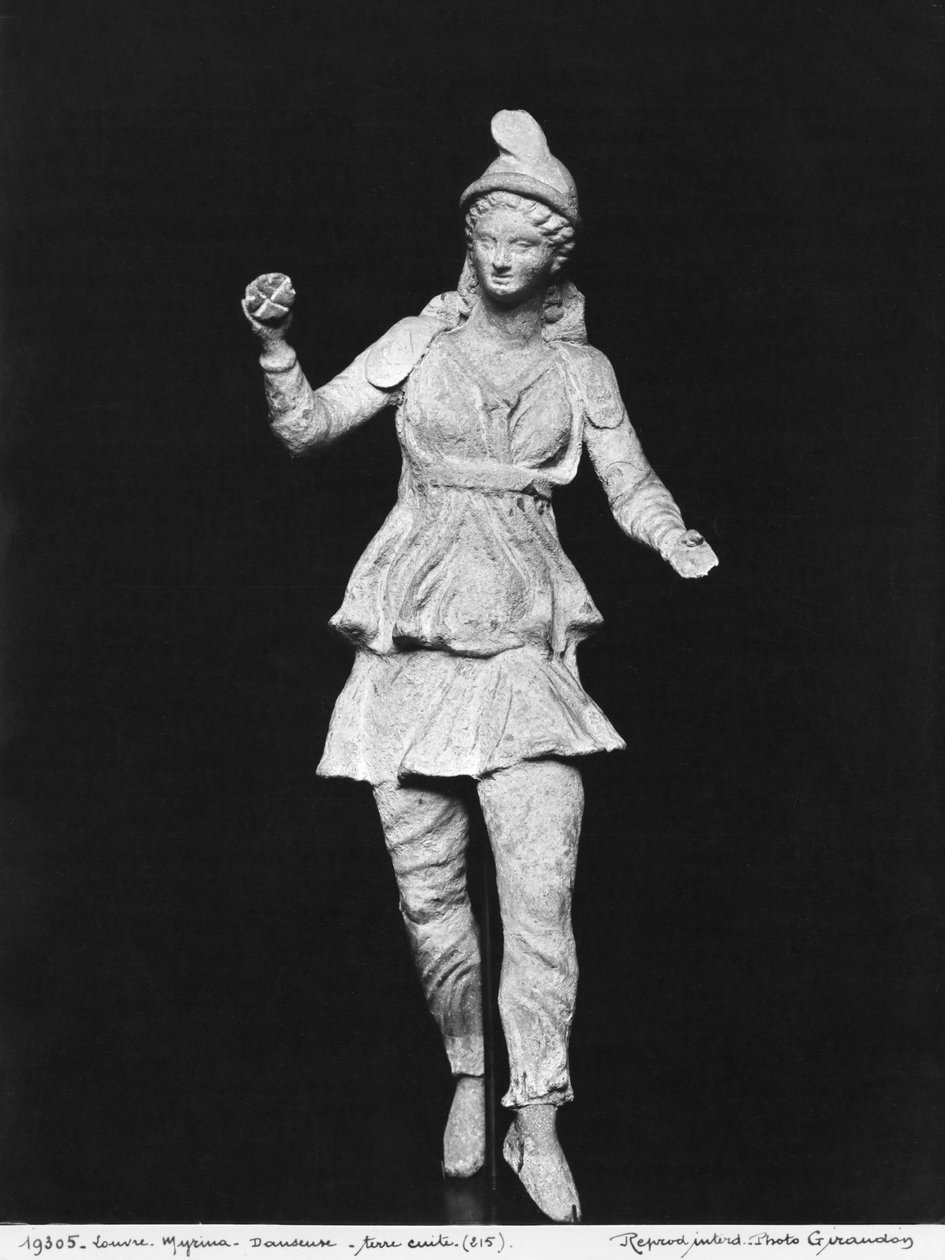 Taniec attis, okres hellenistyczny, II poł. II w. p.n.e., z Myriny (terakota) autorstwa Greek