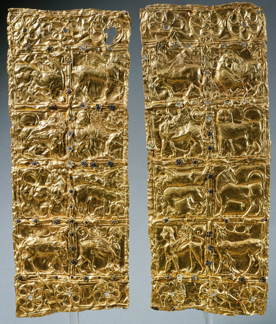 Folia z wytłoczoną dekoracją Delphi (złota) autorstwa Greek