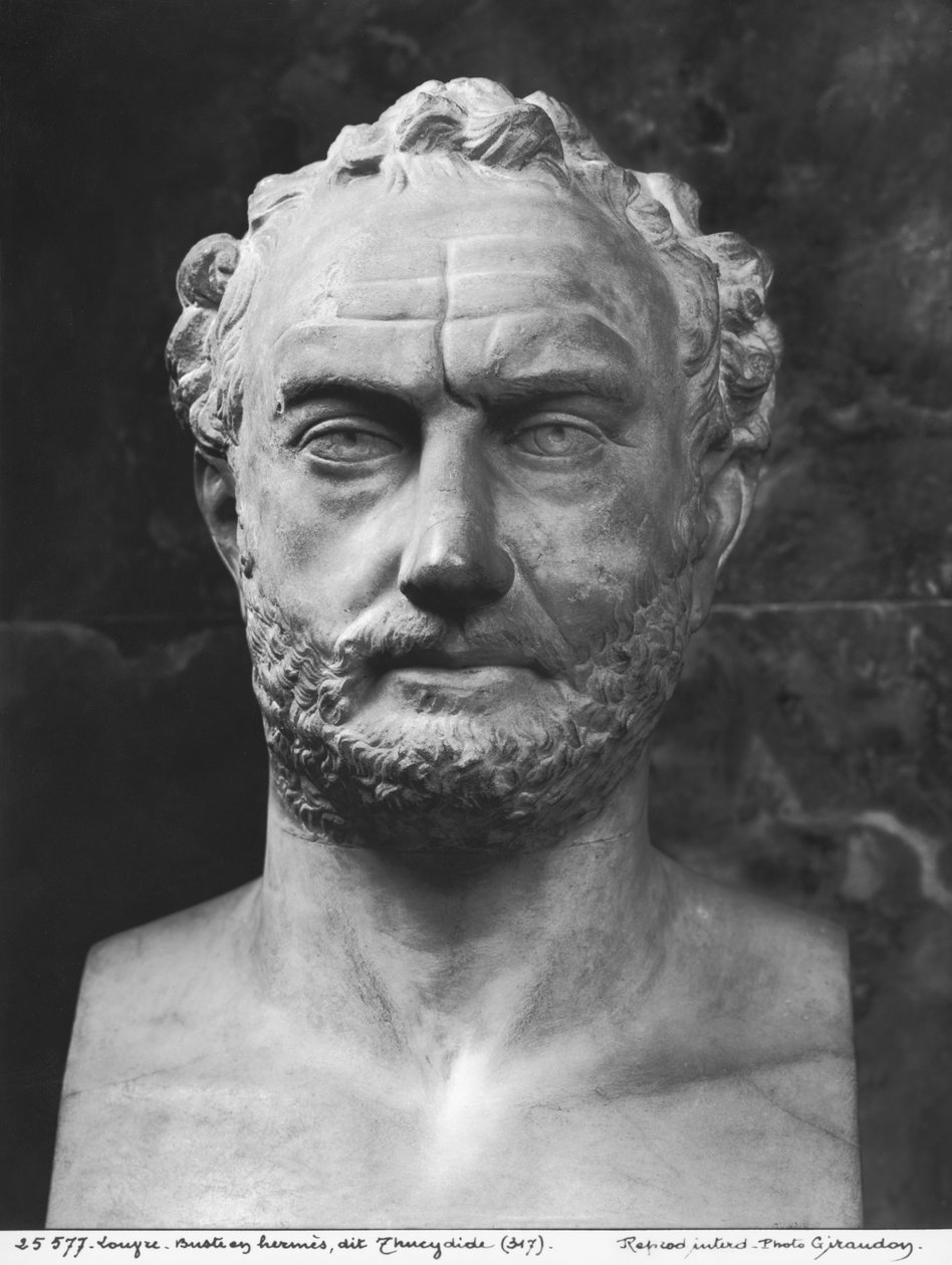 Herm mężczyzny, podobno Tukidydes (marmur) autorstwa Greek