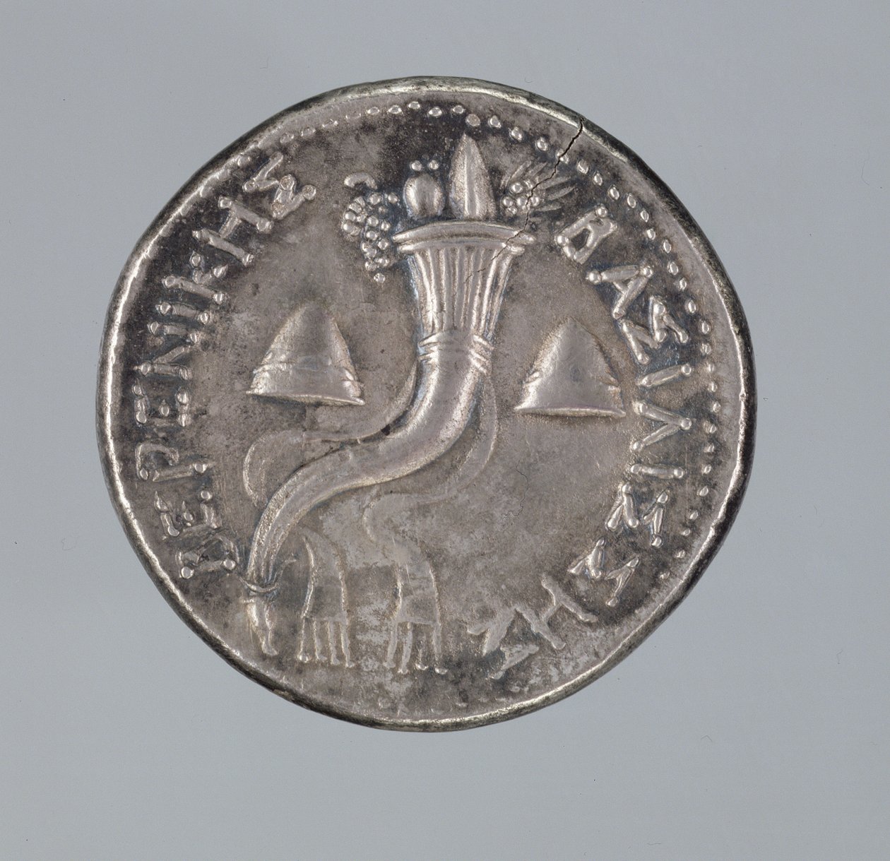 Srebrna Didrachma Berenice II (srebrna) (patrz również 293751) autorstwa Greek