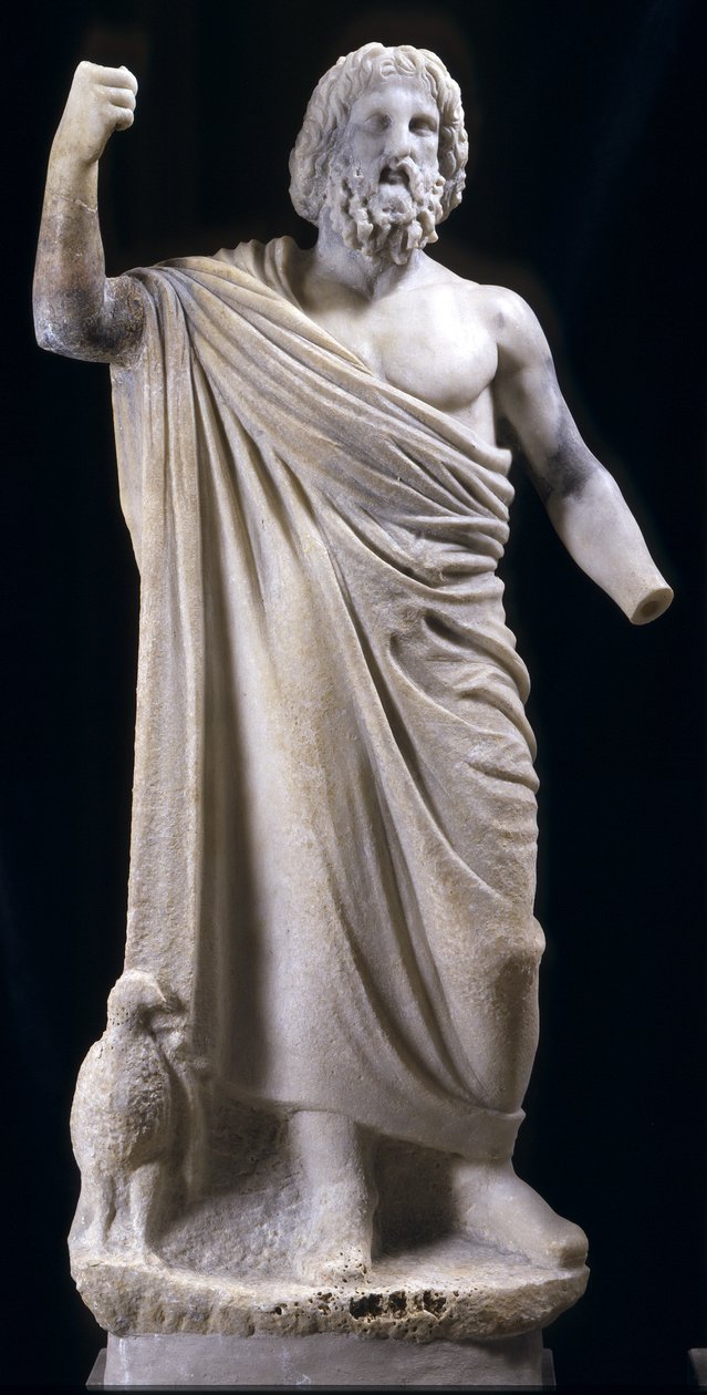 Statuetka Zeusa, prawdopodobnie z Azji Mniejszej autorstwa Greek
