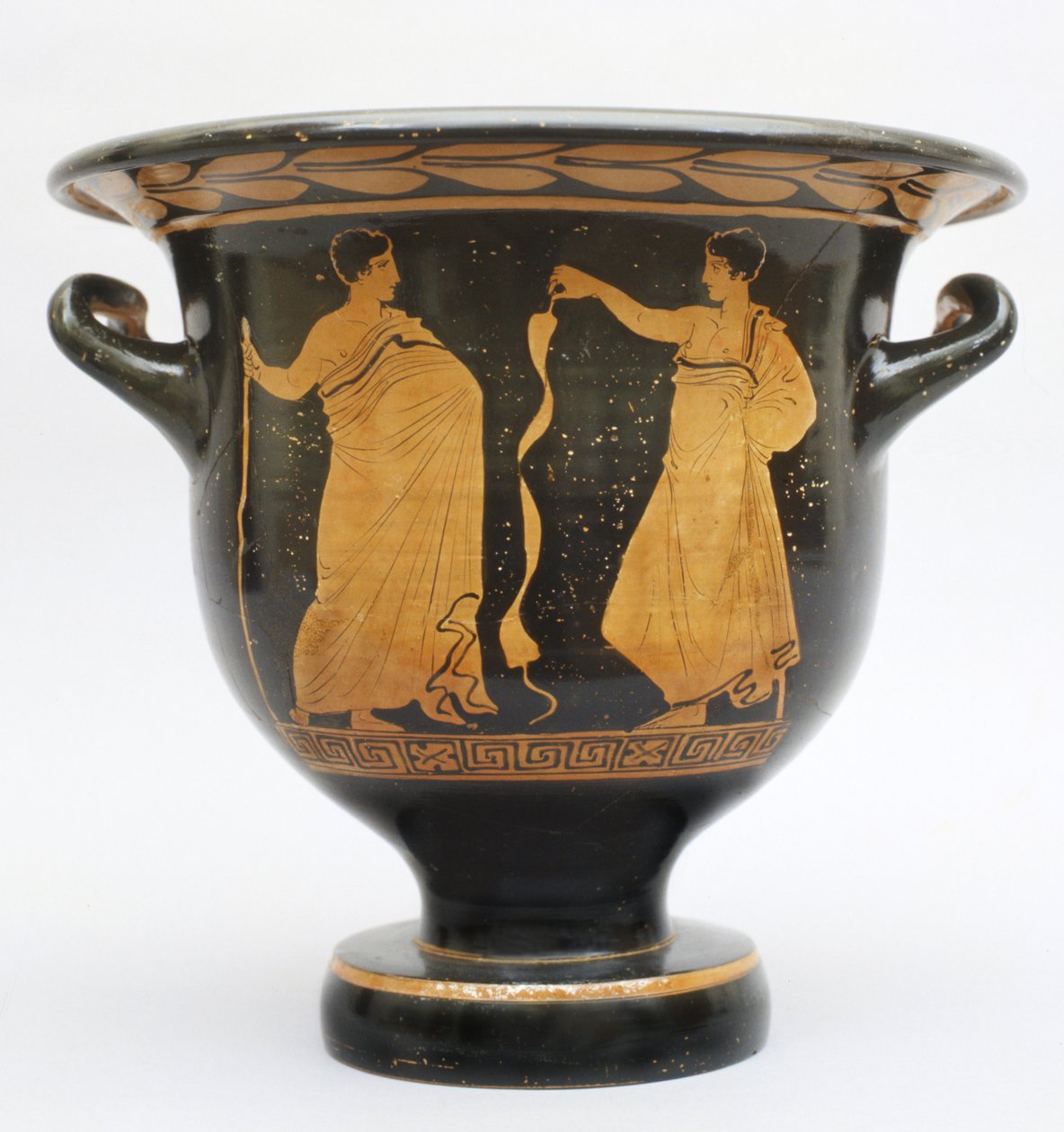 Krater protoapulijski w kształcie dzwonu z Matery we Włoszech (ceramika) autorstwa Greek School