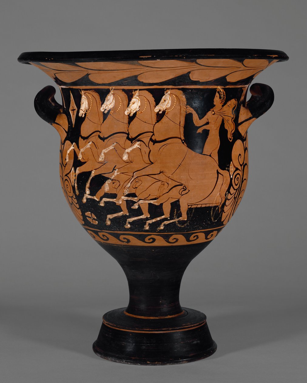 Campanian Bell Krater, ok. 320 pne (terakota) autorstwa Greek School