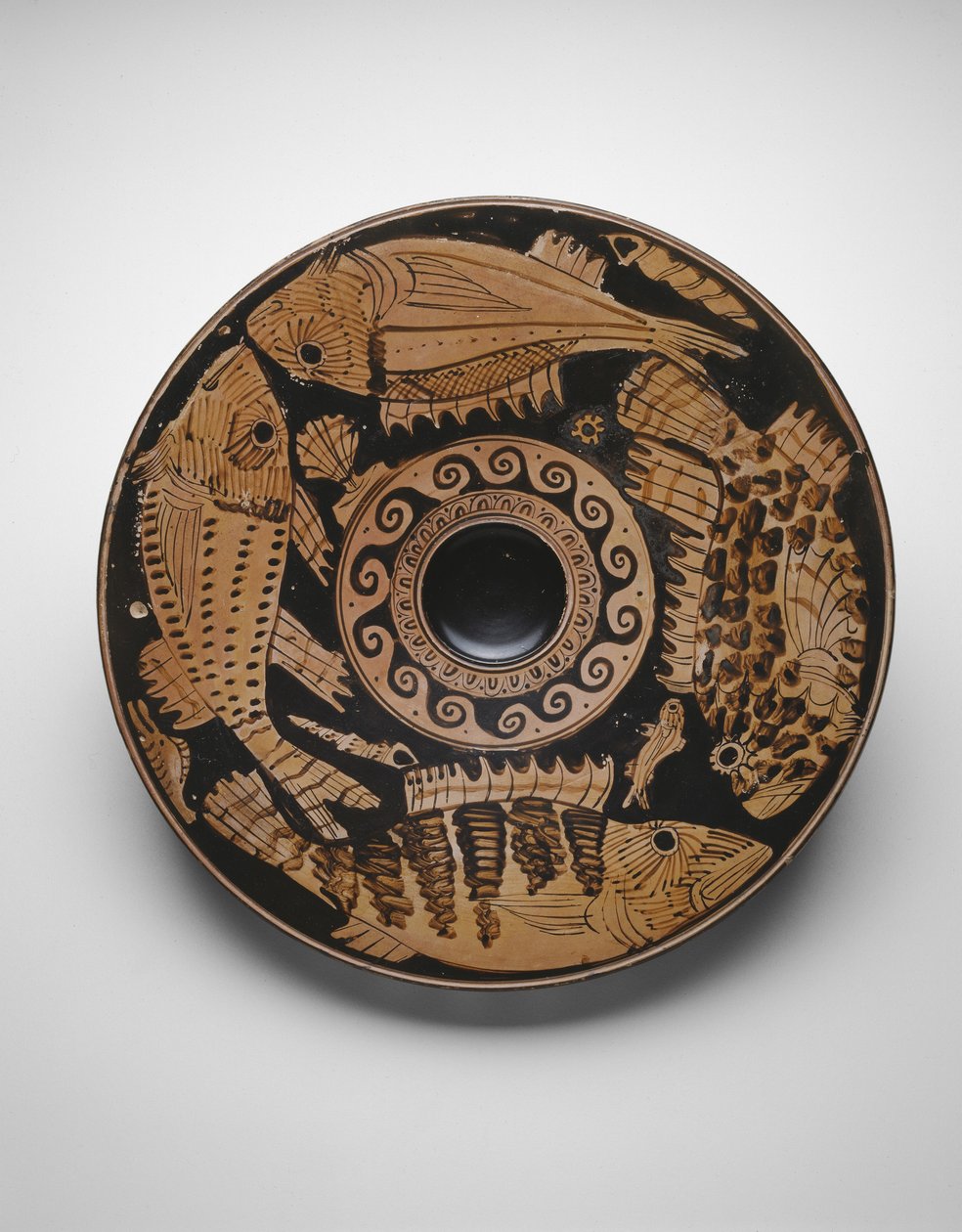 Talerz rybny, 400-350 pne autorstwa Greek School