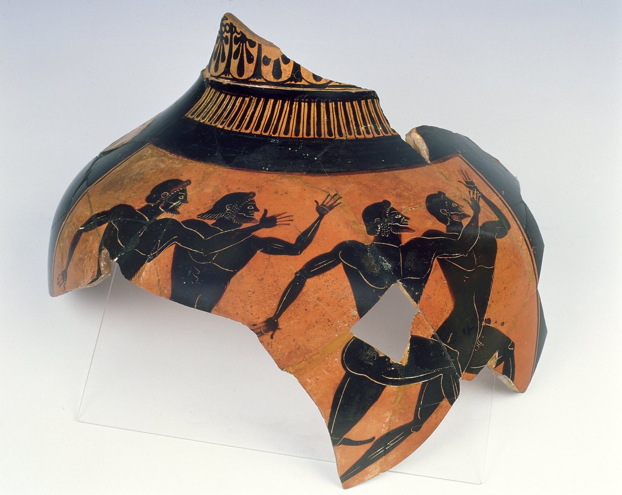 Fragment amfory panatenajskiej (ceramika) autorstwa Greek School
