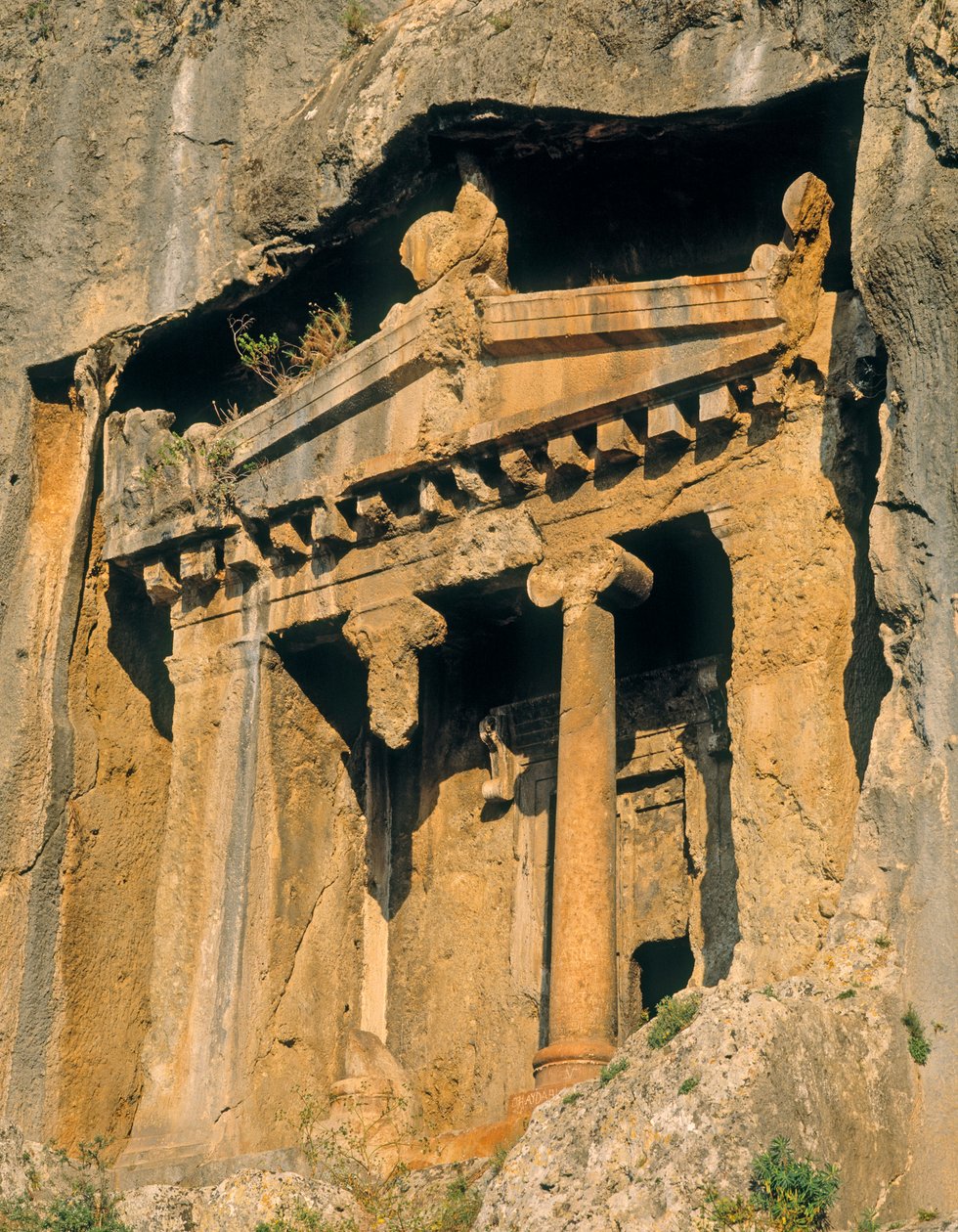 Licyjski grób skalny autorstwa Greek School