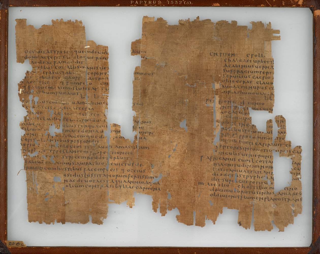 Papirus 1532 (5), uosobienie Liwiusza, III-IV wiek autorstwa Greek School