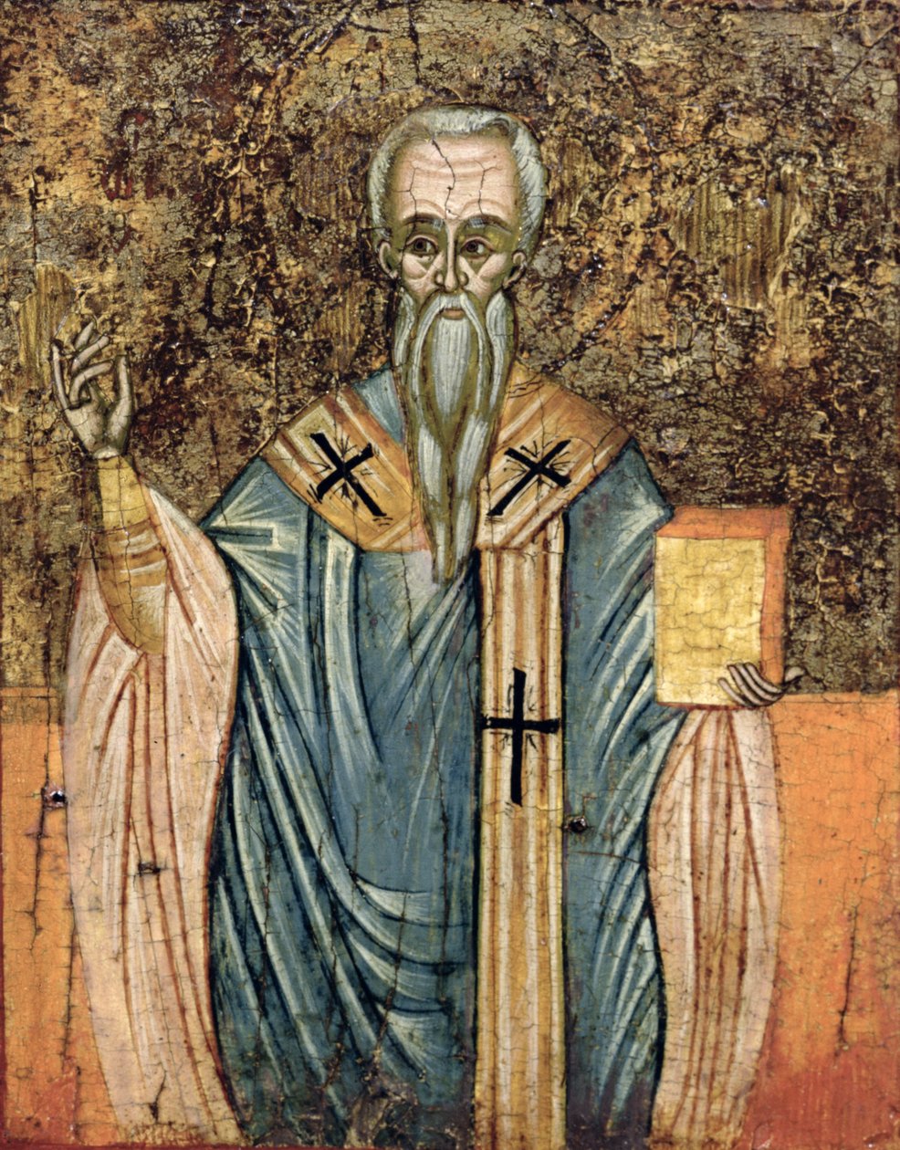 Św. Cyryl Aleksandryjski (ok. 376-444), ikona (tempera na panelu) autorstwa Greek School