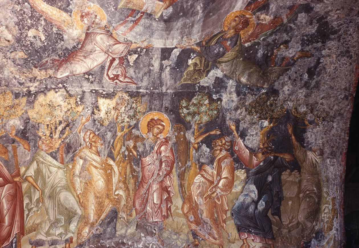 Wniebowstąpienie, kościół Pantanassa autorstwa Greek School