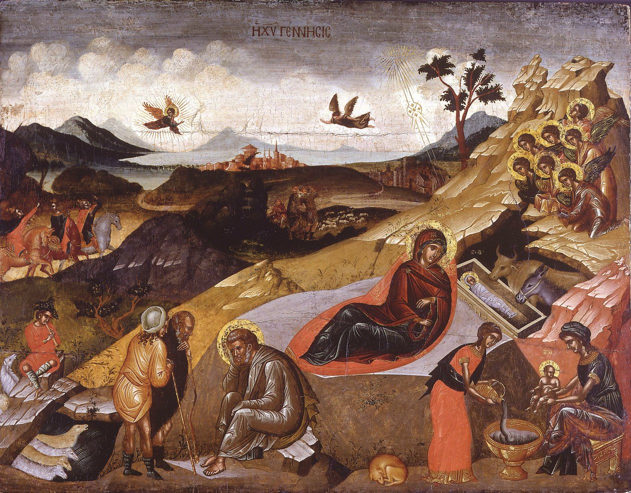 Narodzenia Pańskiego autorstwa Greek icon