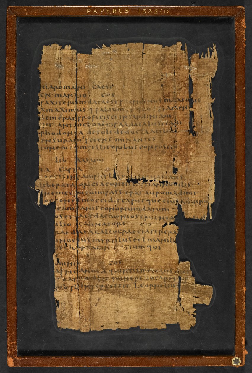 Papirus Inw. Nr. 1532, „List do Hebrajczyków” (papirus) autorstwa Greek School