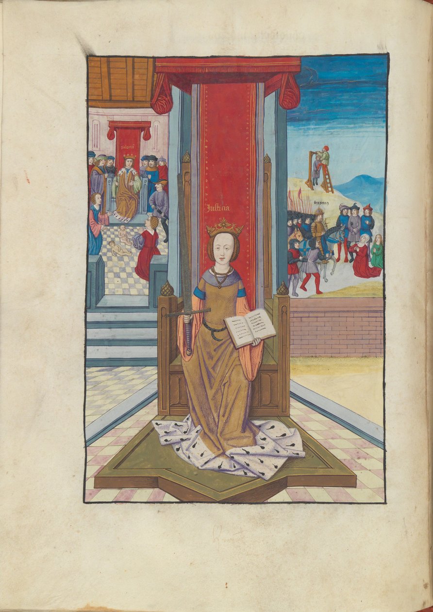 Sprawiedliwość Sprawiedliwości od Margaret Philosophica, XVI wiek. autorstwa Gregor, Reisch